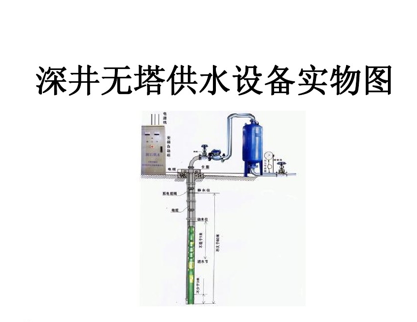 太和县井泵无塔式供水设备